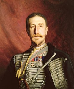 Oberst Frederick Richard Thomas Trench-Gascoigne DSO af Herman Gustave Herkomer