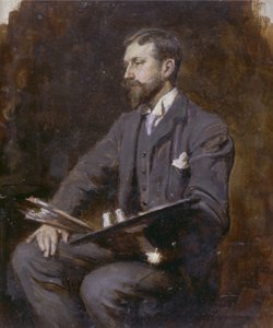 Muligt selvportræt, ca. 1890-1900 af Herman Gustave Herkomer