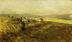 Potato Gleaners, n.d. af Herman Hartwich