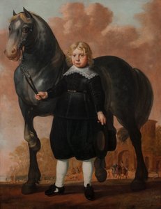 En ung dreng med sin hest, 1646