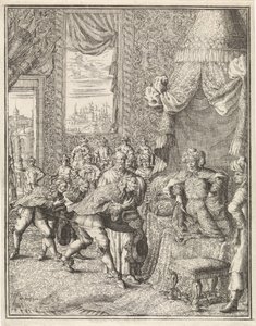 Vasco da Gama i audiens med kongen af ​​Calcutta af Herman Padtbrugge