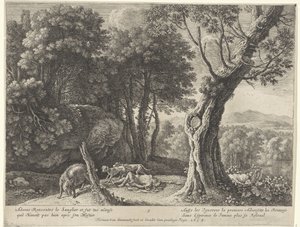 Adonis død Story of Adonis (serietitel) af Herman van Swanevelt