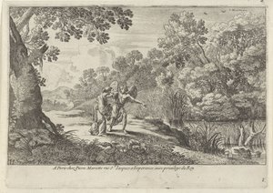 Hagar og englen Gamle Testamente afbildninger (serietitel) af Herman van Swanevelt