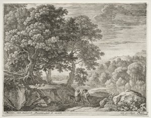 Flugten ind i Egypten, ca. 1652-1654. af Herman van Swanevelt