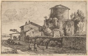 Grav på Via Appia af Herman van Swanevelt