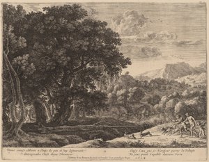 Venus og Adonis på jagt af Herman van Swanevelt