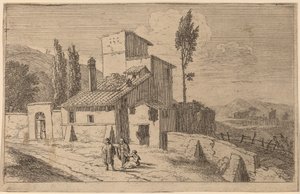 Udsigt over et kloster af Herman van Swanevelt