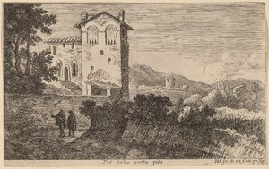 Villa udenfor Porta Pia af Herman van Swanevelt