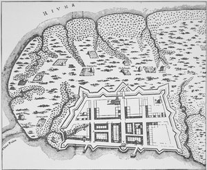 Colonial Carolina (litografi) af Hermann (after) Moll