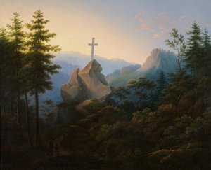 Ilsenstein ved foden af Bloksbjerg i Harzen af Hermann Josef Neefe