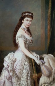 Elizabeth af Bayern (1837-98), hustru til Franz Joseph I af Østrig (1830-1916) af Hermann Nigg