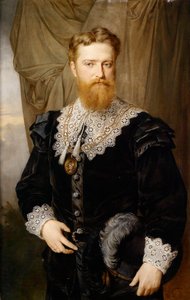 ""Portræt af den østrigske politiker Karl Lueger i historisk kostume"" (Portræt af Karl Lueger (1844-1910) i historisk kostume) Maleri af Hermann Nigg (1849-1928) af Hermann Nigg
