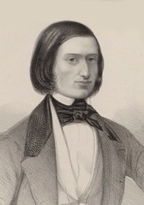 Portræt af Jacques Offenbach 1819-1880, 1846. af Hermann Raunheim
