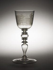 Pokal, ca. 1680 (glas) af Hermann Schwinger