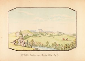 Wichita-bjergene fra Medicine Bluff, Indianerterritoriet