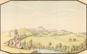 Wichita-bjergene fra Medicine Bluff, Indian Territory, 1867.