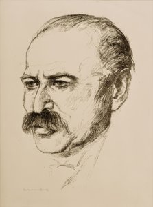 Portræt af Lesser Ury af Hermann Struck
