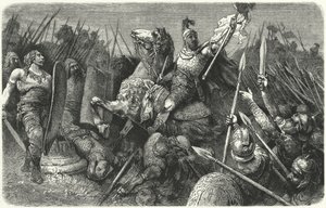 Belisarius angreb østgoterne i Rom, 536 af Hermann Vogel