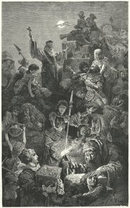 Osmannernes belejring af den venetianske by Nicosia, 1570 af Hermann Vogel