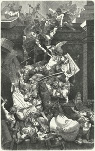Vandalerne angriber Rom, 455 af Hermann Vogel