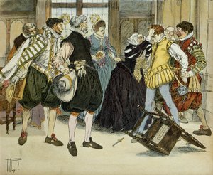 Angrebet af Jean Chatel (1575-1594) den 27. december 1594, som gik ind på Gabrielle d