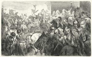 Scipio Aemilianus triumf efter ødelæggelsen af Kartago i den tredje puniske krig, 146 f.Kr.