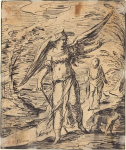 Tobias og englen [verso]