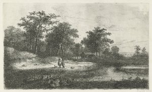 To jægere ved en ven af Hermanus Jan Hendrik van Rijkelijkhuysen