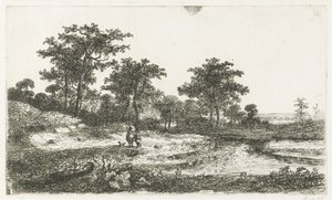 To jægere ved en ven af Hermanus Jan Hendrik van Rijkelijkhuysen