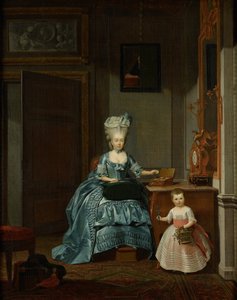 Susanna van Collen født Mogge og hendes datter Susanna Cornelia Mogge (1753-1806). Anden hustru til Hendrik Muilman (1743-1812) med sin datter Johanna Ferdinanda (1774-1833) fra hendes ægteskab med Ferdinand van Collen (1741-73)