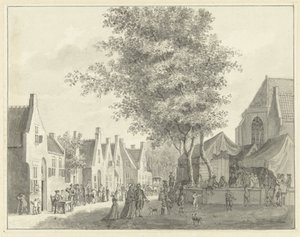 Marked i landsbyen Valkenburg