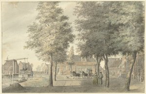 Plads i landsbyen Zuilen