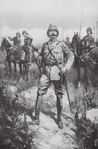 Lord Kitchener på Veldt (litografi) af Hermanus Willem (after) Koekkoek