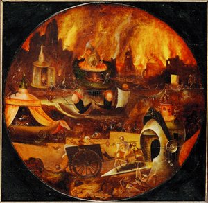 Hell (maleri på egetræ)