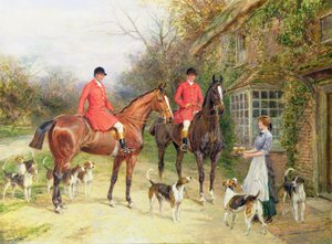 Et stop ved Fox Inn af Heywood Hardy
