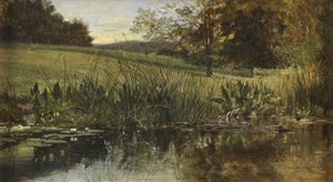 Ved flodbredden, 1869 af Heywood Hardy