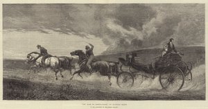 Vejen til Gretna-Green, i udstillingen af Dudley Gallery