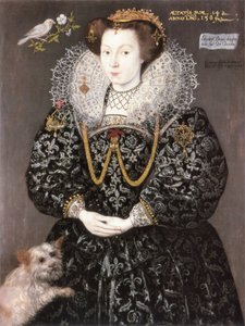 Elizabeth Brydges 1589 af Hieronimo Custodis