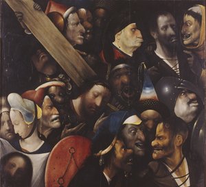 Kristus bærer korset, 1515-1516 af Hieronymus Bosch