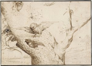 Eulennest. A 1505-10 af Hieronymus Bosch