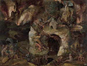 Inferno Landskab af Hieronymus Bosch
