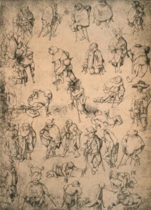 Krøblinger, tiggere og tiggermusikere af Hieronymus Bosch
