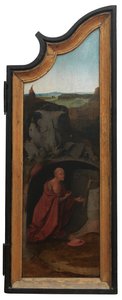 Højre panel af Jobs Triptykon, ca. 1500-24 (olie på panel) af Hieronymus Bosch
