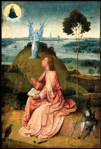 Sankt Johannes evangelisten på Patmos, ca. 1505 af Hieronymus Bosch
