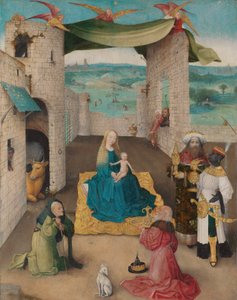 Tilbedelsen af de hellige tre konger af Hieronymus Bosch