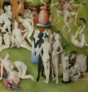 De jordiske glædernes have, 1490-1500 af Hieronymus Bosch