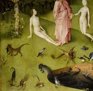 De jordiske glæders have, 1490-1500 af Hieronymus Bosch
