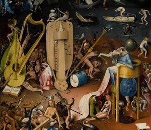 De jordiske glæders have, 1490-1500 af Hieronymus Bosch