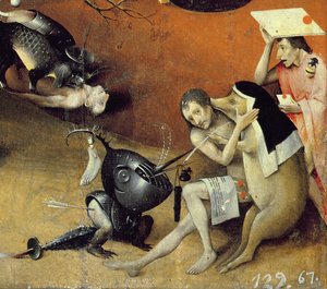 The Garden of Earthly Delights, ca. 1500 (detalje af 3425) af Hieronymus Bosch