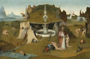 Paradisets Have, 1510-20 af Hieronymus Bosch